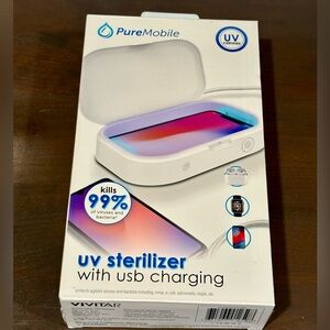 UV Sterilizer with USB Charging - White